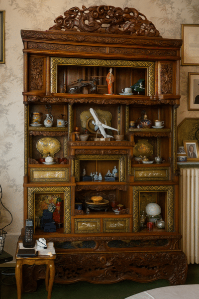 Meuble chinois sculpté – objets de collection recherchés